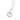 PLATINUM STUDDED HEART LETTER PENDANT
