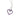PLATINUM STUDDED HEART PENDANT IN PURPLE