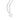 PLATINUM HEART AMOR (LOVE) PENDANT