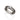 BLACK RHODIUM RING WITH ZIRCONIA
