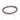BLACK RHODIUM STUDDED SKINNY RING IN PINK