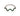 BLACK RHODIUM WAVE SKINNY RING IN GREEN
