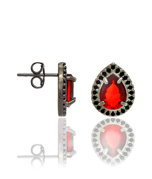BLACK RHODIUM ELEGANCE EARRING
