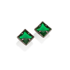 BLACK RHODIUM HOPE EARRING
