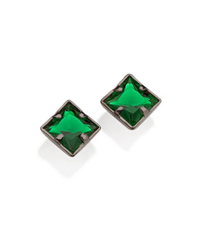 BLACK RHODIUM HOPE EARRING
