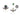 BLACK RHODIUM EARRING WITH ZIRCONIA