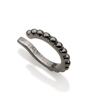 BLACK RHODIUM STARLIT EAR CUFF