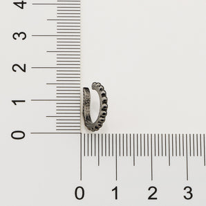 BLACK RHODIUM STARLIT EAR CUFF