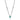 BLACK RHODIUM CHAIN WITH CRYSTAL AND ZIRCONIA