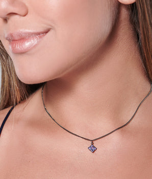 BLACK RHODIUM TRANSFORMATION NECKLACE