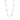 BLACK RHODIUM CHAIN WITH CRYSTAL