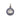 BLACK RHODIUM PENDANT WITH ZIRCONIA