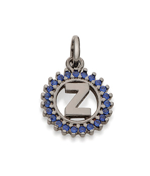 BLACK RHODIUM PENDANT WITH ZIRCONIA