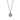 BLACK RHODIUM PENDANT WITH ZIRCONIA