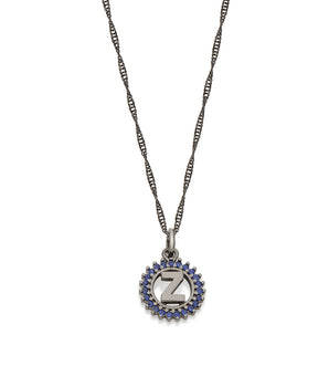 BLACK RHODIUM PENDANT WITH ZIRCONIA