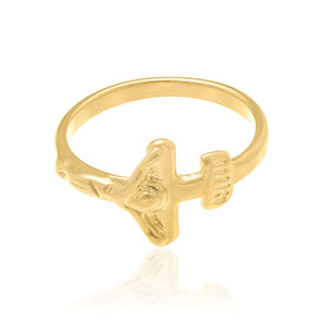 GOLD PLATED RING