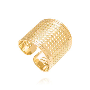 GOLD PLATED RING