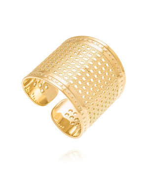 GOLD PLATED RING