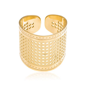 GOLD PLATED RING