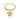 GOLD RING WITH ZIRCONIA