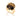 GOLD RING WITH CRYSTAL
