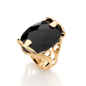 GOLD RING WITH STONE