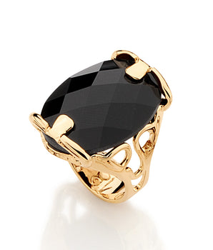 GOLD RING WITH STONE