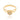 GOLD RING WITH ZIRCONIA