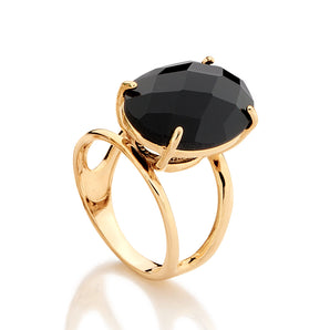 GOLD RING WITH STONE