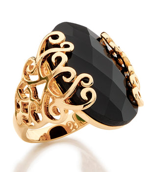 GOLD RING WITH STONE
