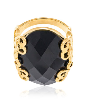 GOLD RING WITH STONE