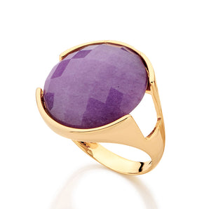 GOLD RING WITH STONE