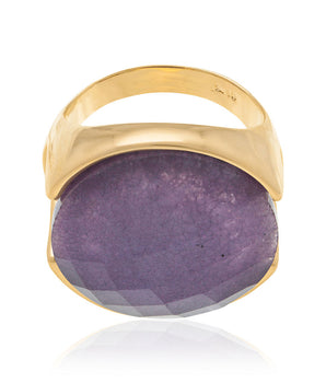 GOLD RING WITH STONE