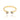 GOLD RING WITH CRYSTAL