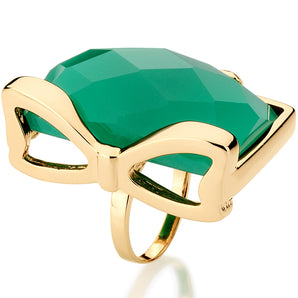 GOLD RING WITH STONE