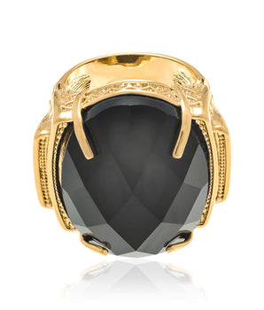 GOLD RING WITH STONE