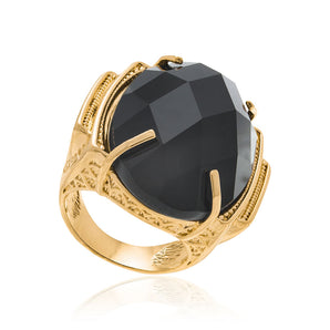 GOLD RING WITH STONE