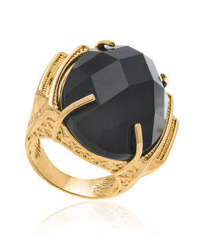 GOLD RING WITH STONE