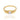GOLD RING WITH ZIRCONIA