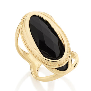 GOLD RING WITH STONE
