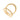 GOLD RING WITH ZIRCONIA