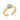 GOLD KID'S RING WITH CRYSTAL