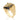 GOLD RING WITH CRYSTAL AND ZIRCONIA