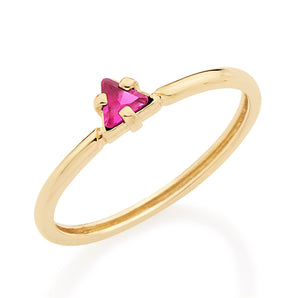 GOLD TRIANGLE RING