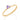 GOLD PLATED RING WITH ZIRCONIA
