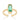GOLD RING WITH CRYSTAL