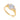 GOLD RING WITH ZIRCONIA
