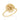 GOLD RING WITH ZIRCONIA