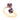 GOLD RING WITH CRYSTAL