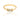 GOLD PLATED RING WITH ZIRCONIA